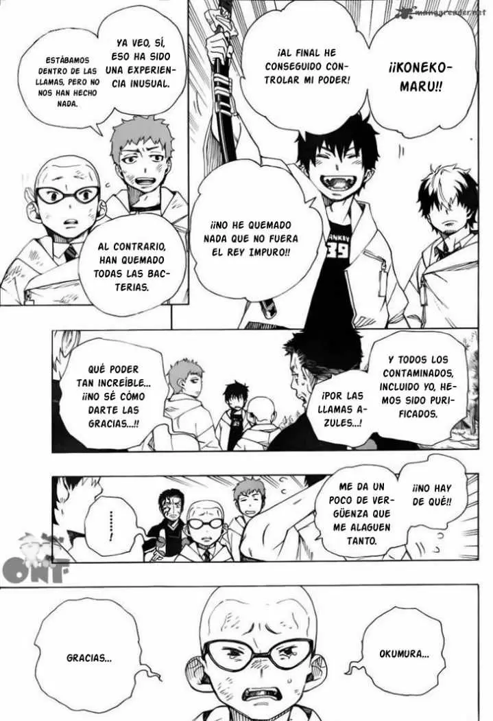 Ao no Exorcist capítulo 33, página 28