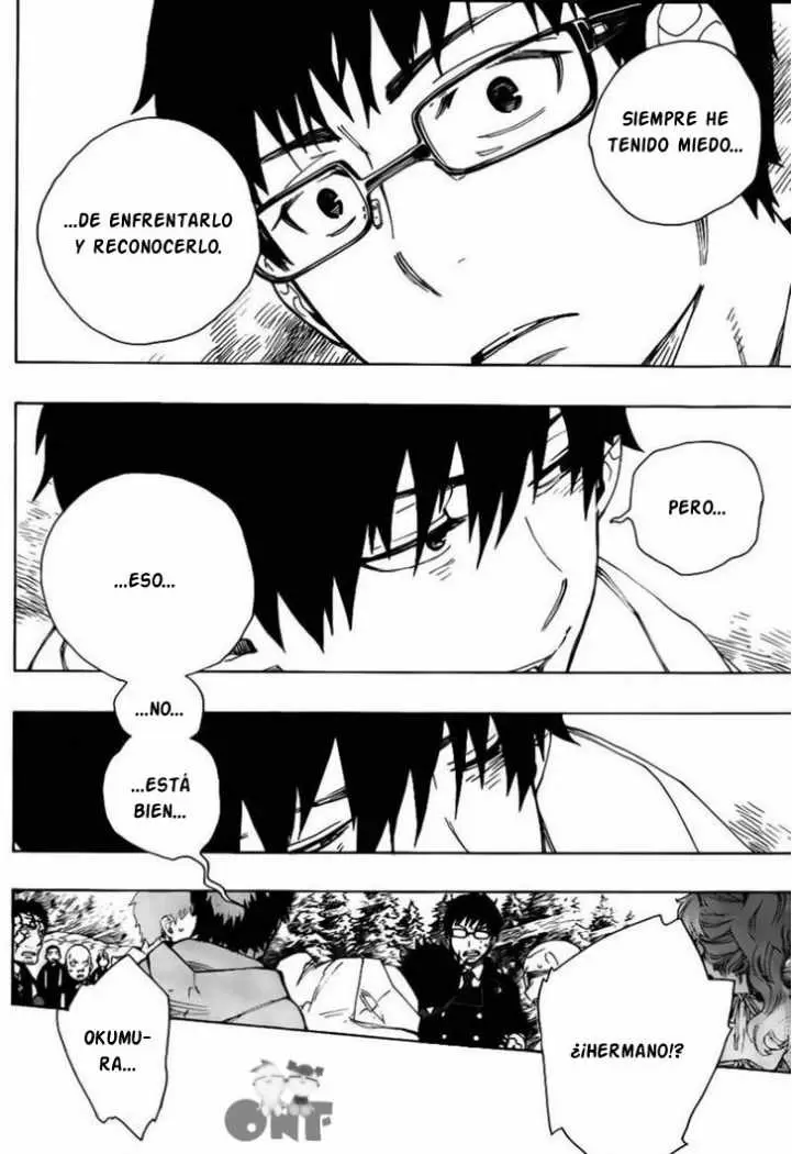 Ao no Exorcist capítulo 33, página 33