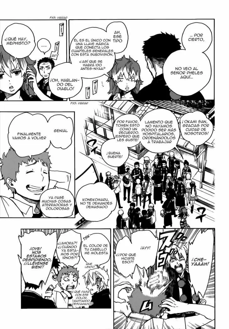 Ao no Exorcist capítulo 35, página 4