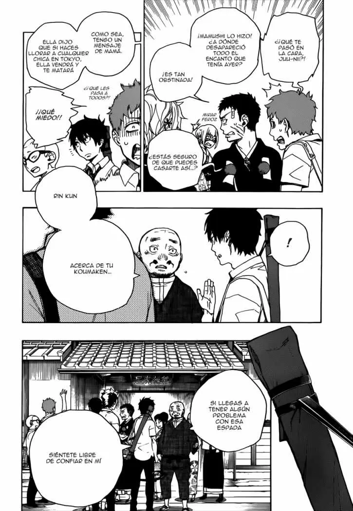 Ao no Exorcist capítulo 35, página 5