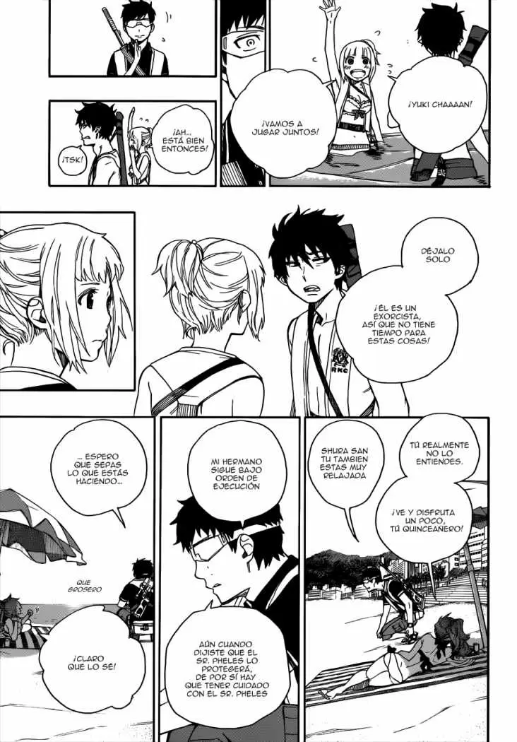 Ao no Exorcist capítulo 35, página 20