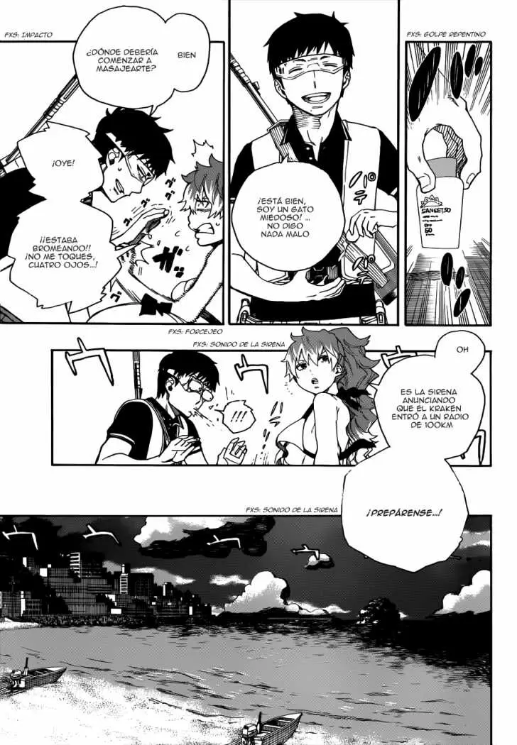 Ao no Exorcist capítulo 35, página 22