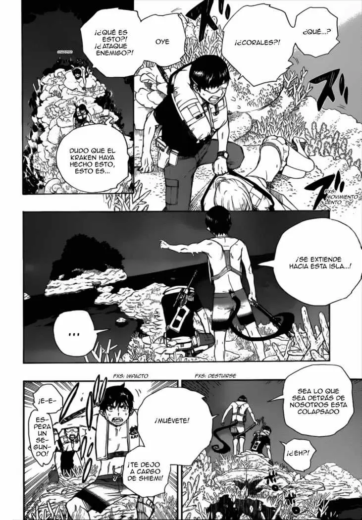 Ao no Exorcist capítulo 36, página 3