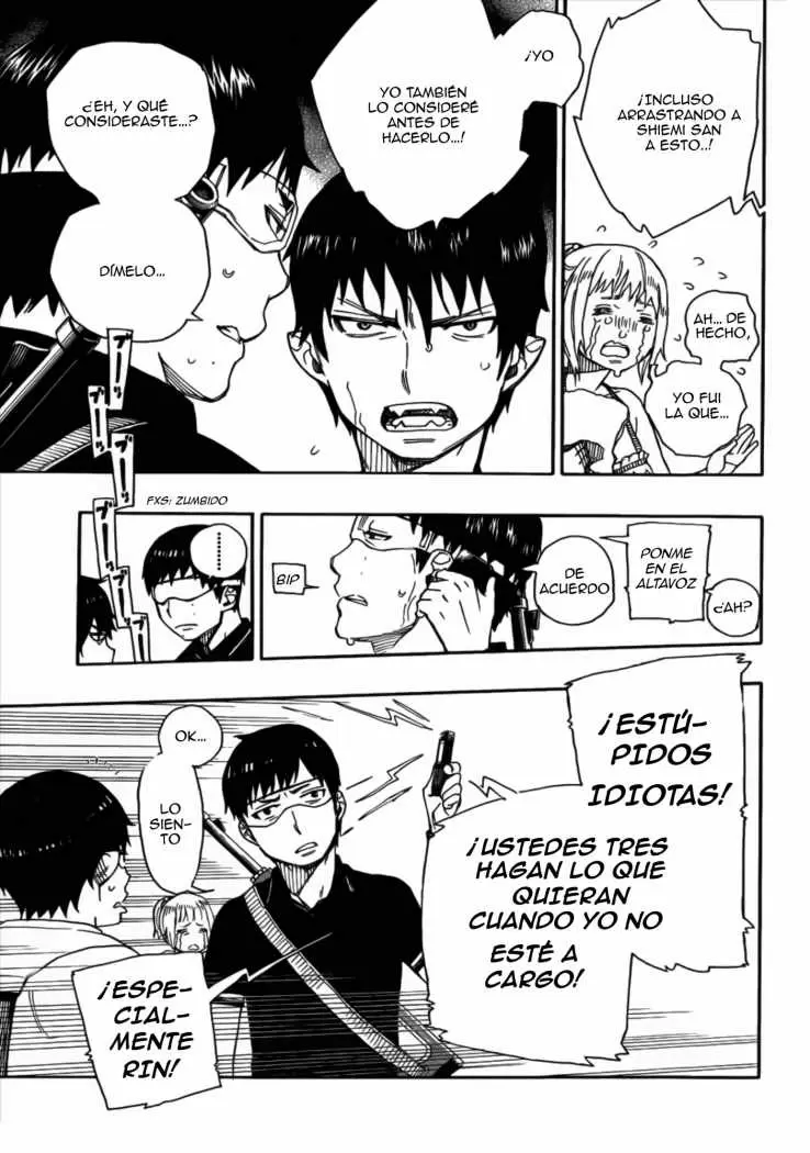 Ao no Exorcist capítulo 36, página 8