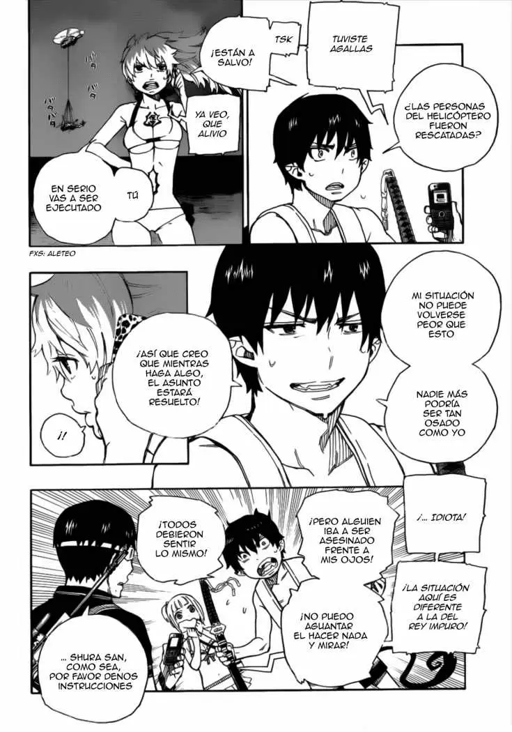 Ao no Exorcist capítulo 36, página 9