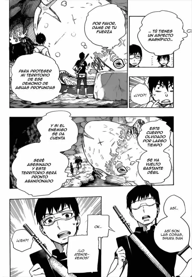 Ao no Exorcist capítulo 36, página 17