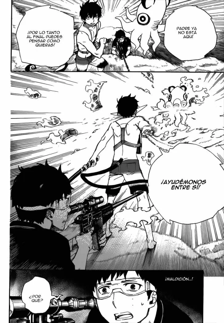 Ao no Exorcist capítulo 37, página 23