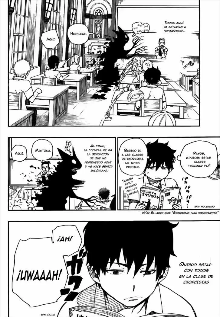 Ao no Exorcist capítulo 38, página 6