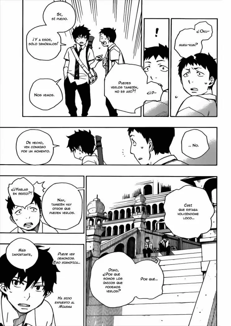 Ao no Exorcist capítulo 38, página 9