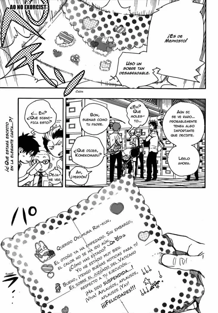 Ao no Exorcist capítulo 39, página 2