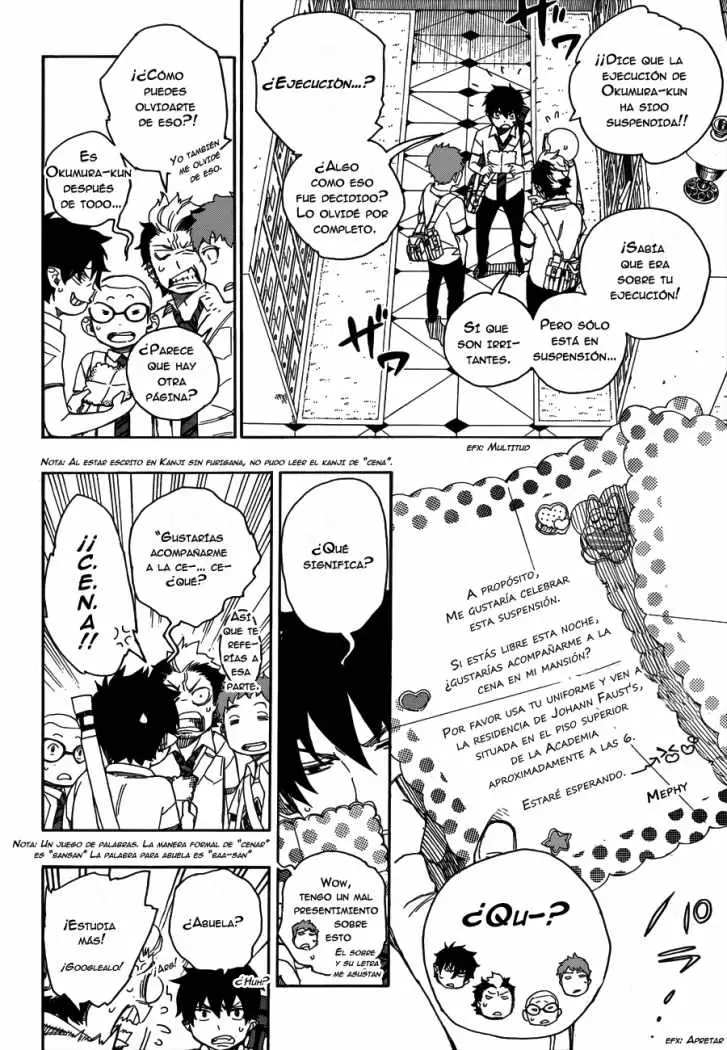 Ao no Exorcist capítulo 39, página 3