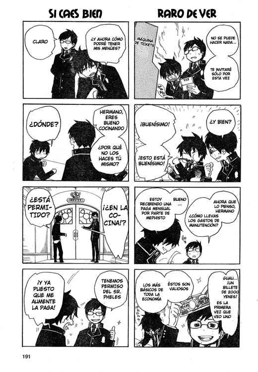 Ao no Exorcist capítulo 4, página 3