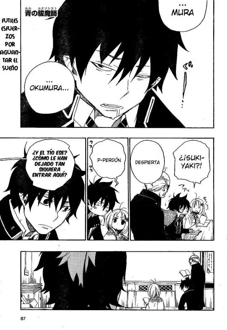 Ao no Exorcist capítulo 4, página 7