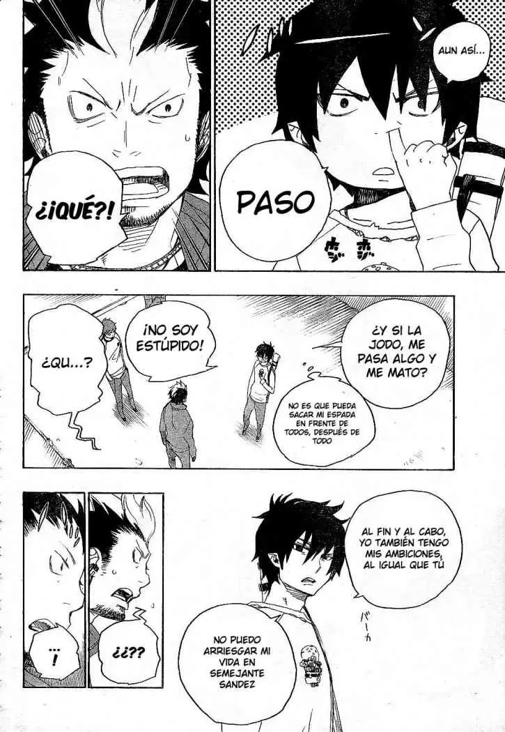 Ao no Exorcist capítulo 4, página 34