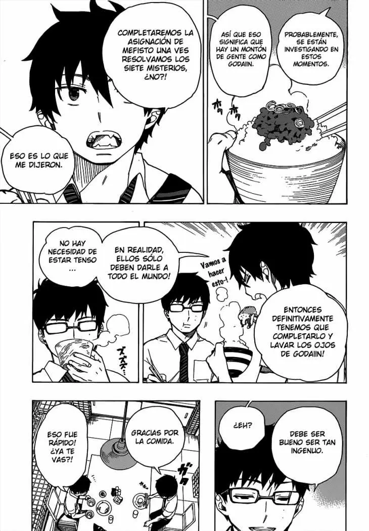 Ao no Exorcist capítulo 41, página 4