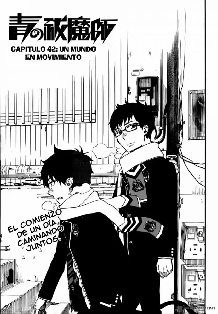 Ao no Exorcist capítulo 42, página 1