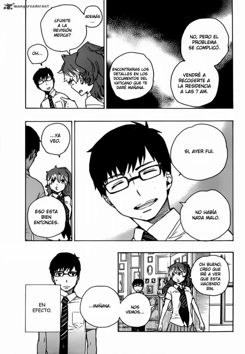 Ao no Exorcist capítulo 42, página 8