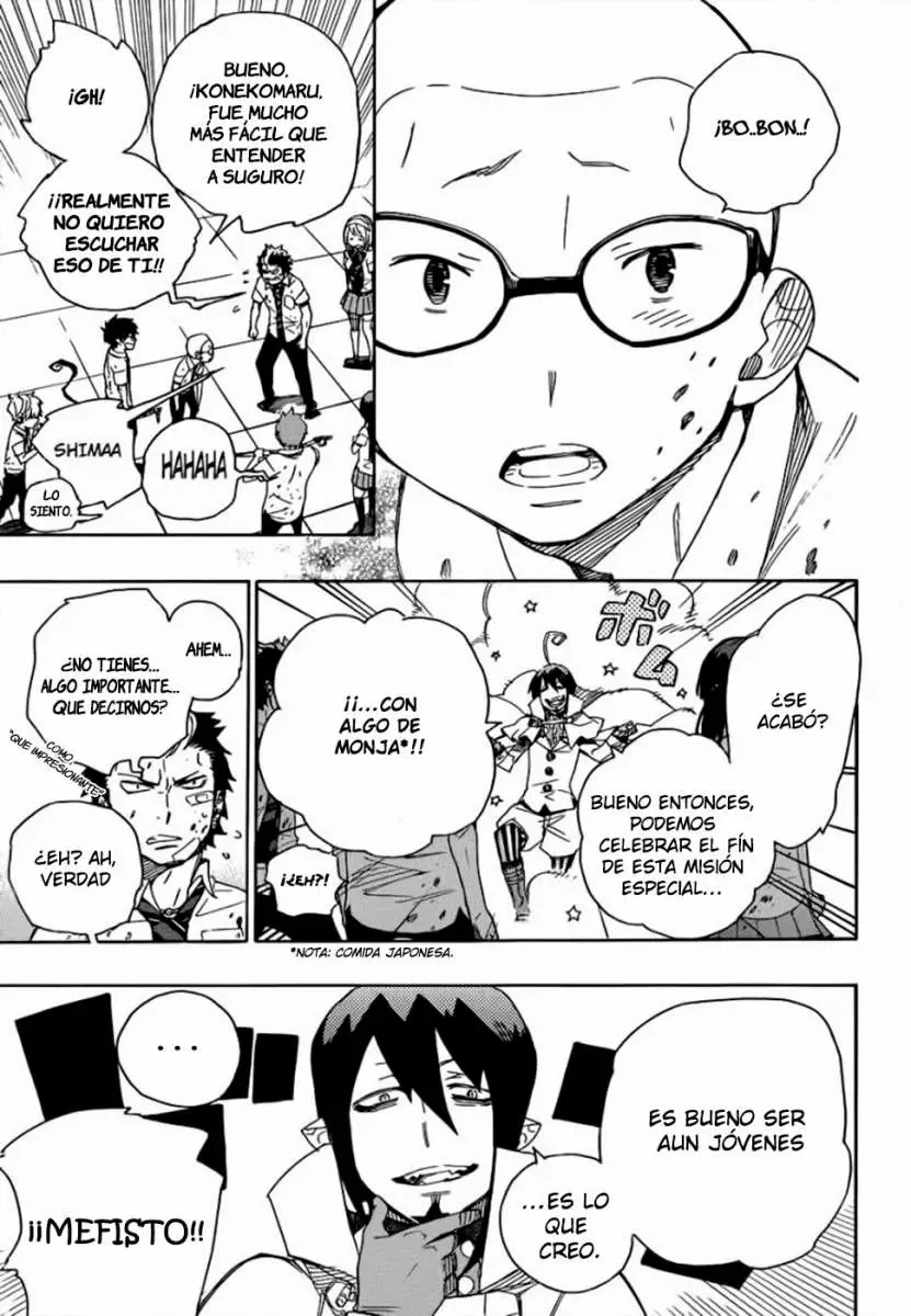 Ao no Exorcist capítulo 43, página 32