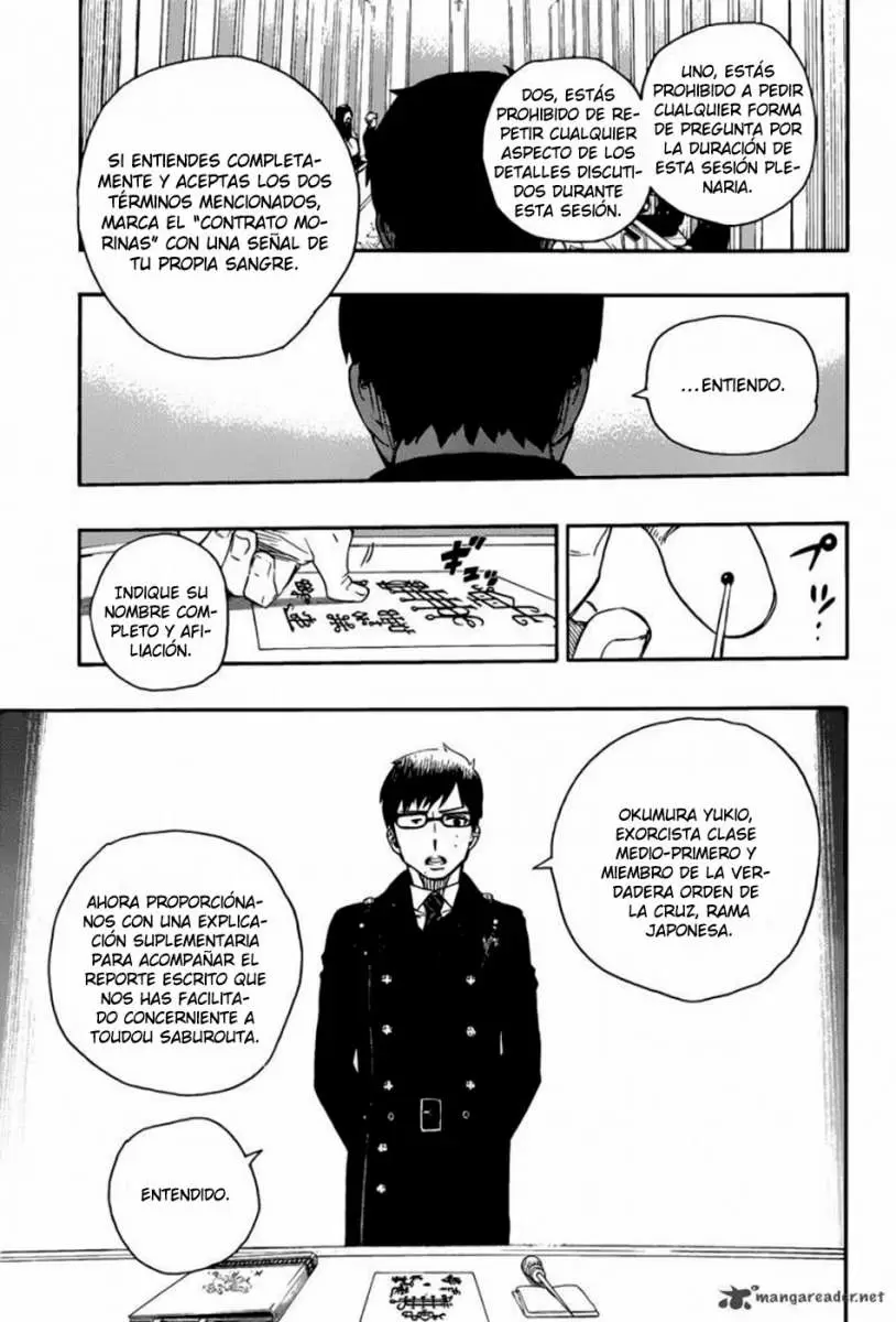 Ao no Exorcist capítulo 44, página 8