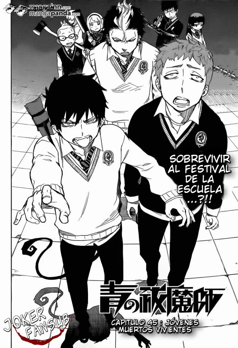 Ao no Exorcist capítulo 45, página 8