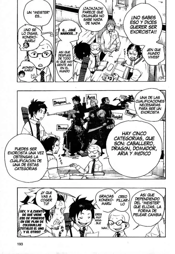 Ao no Exorcist capítulo 5, página 8