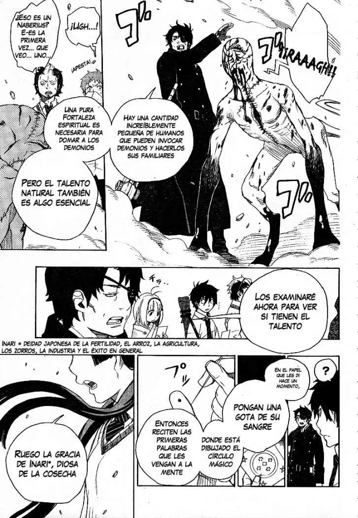 Ao no Exorcist capítulo 5, página 12