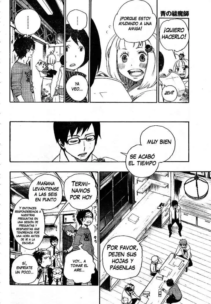Ao no Exorcist capítulo 5, página 23