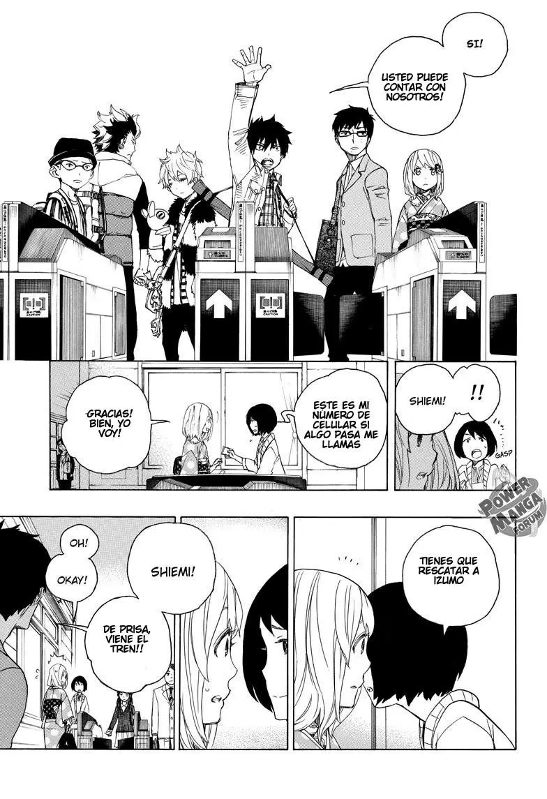 Ao no Exorcist capítulo 50, página 9