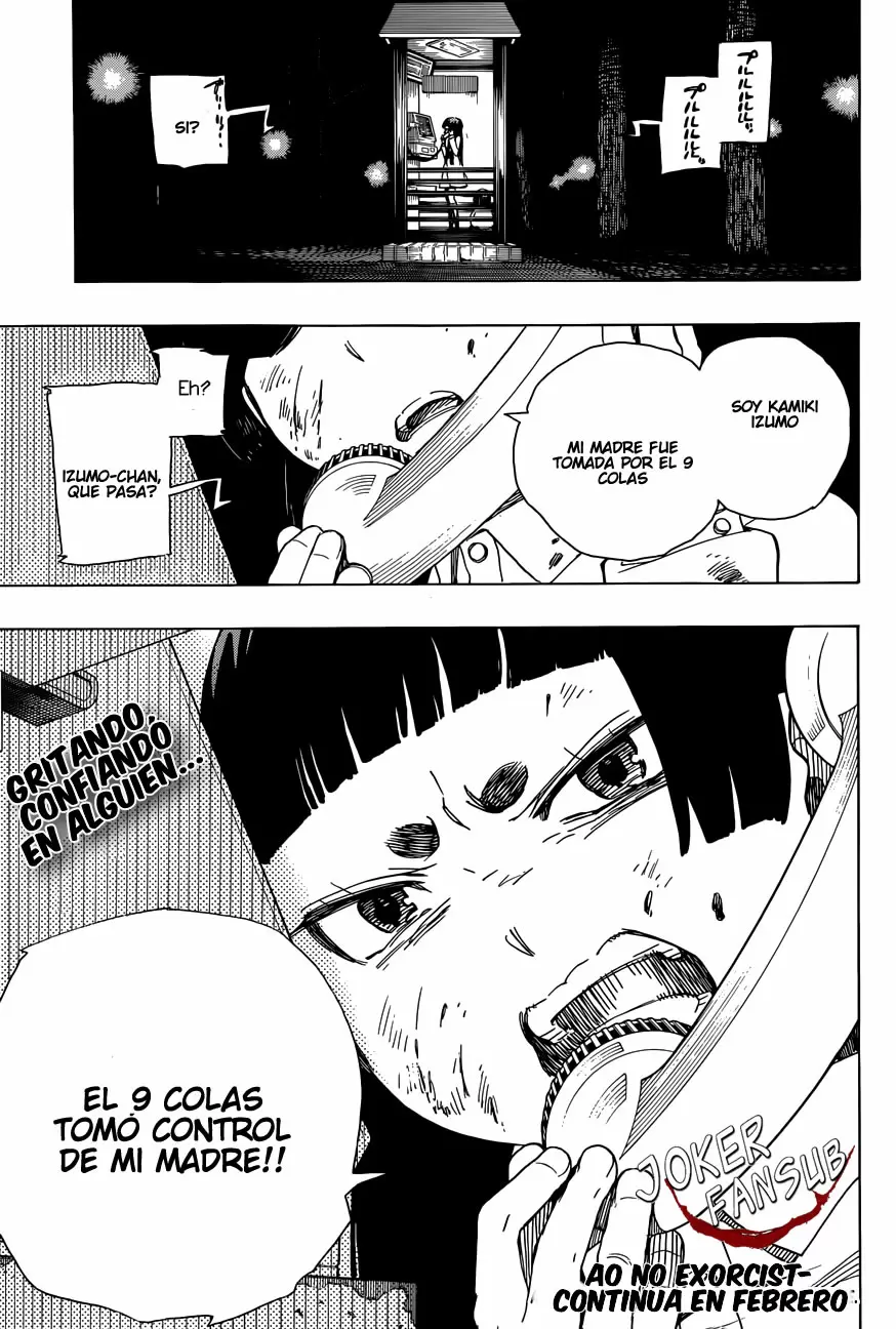 Ao no Exorcist capítulo 52, página 37