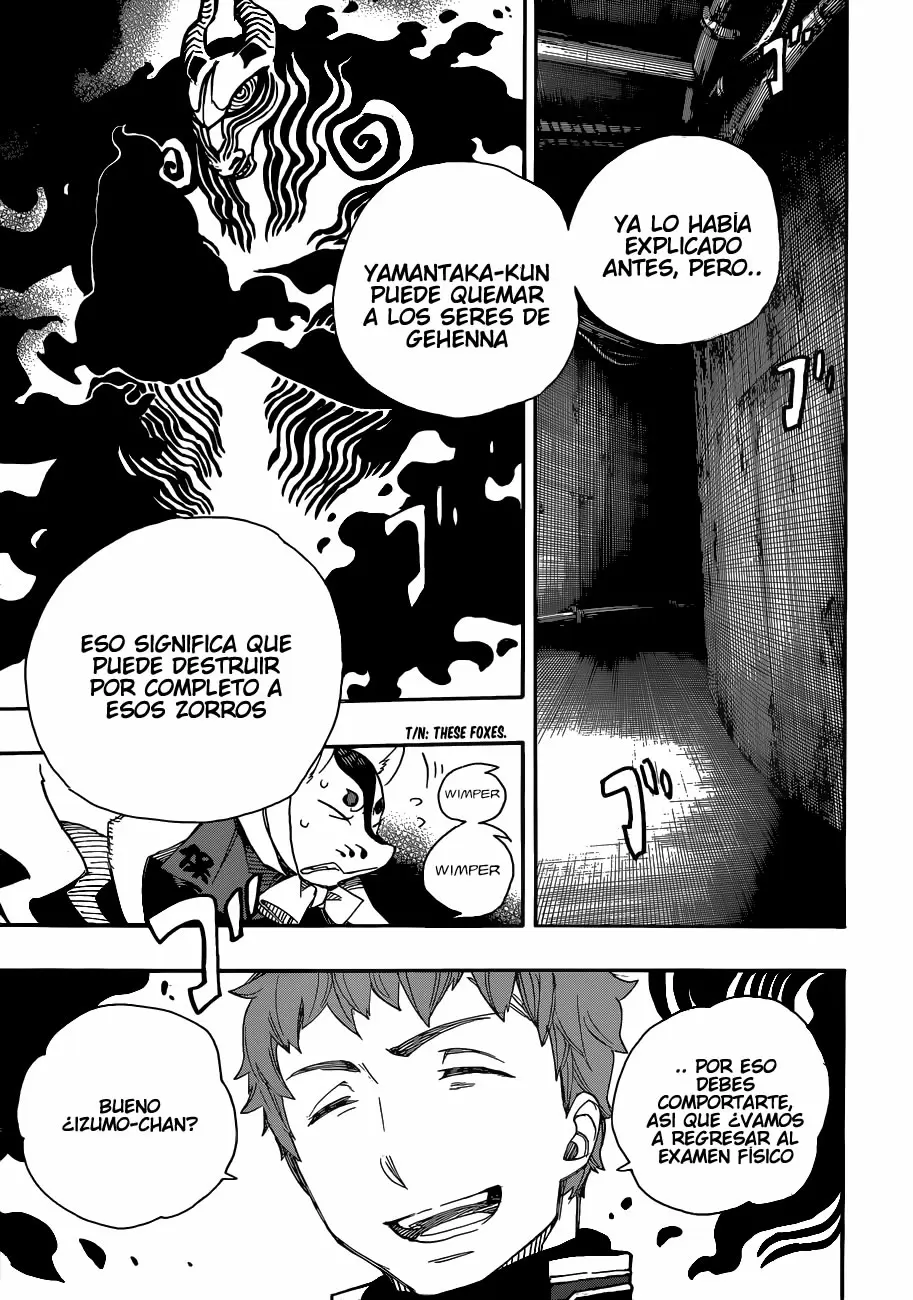 Ao no Exorcist capítulo 55, página 21