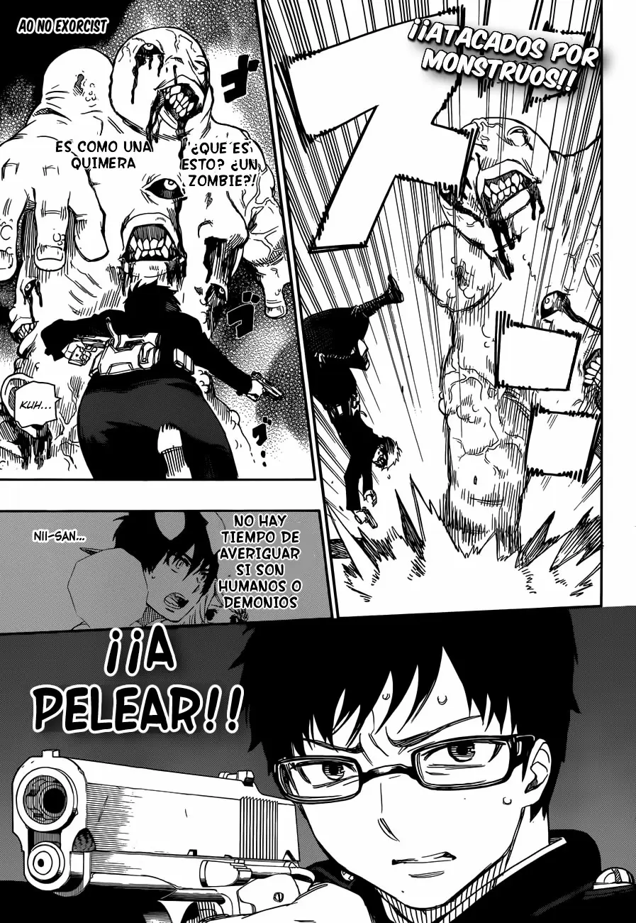 Ao no Exorcist capítulo 57, página 4
