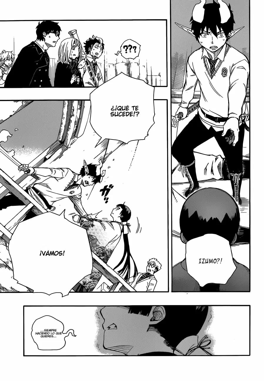 Ao no Exorcist capítulo 59, página 28