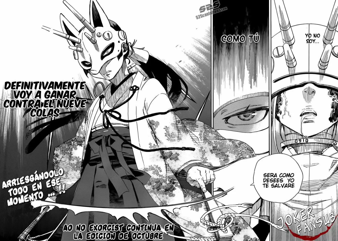 Ao no Exorcist capítulo 59, página 36