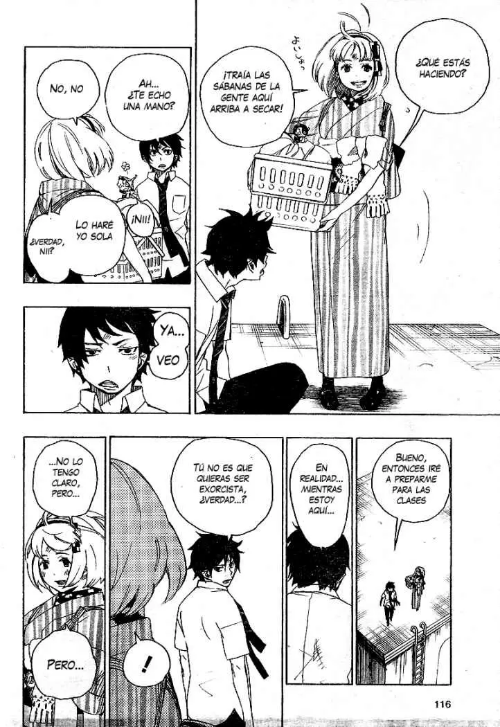 Ao no Exorcist capítulo 6, página 10