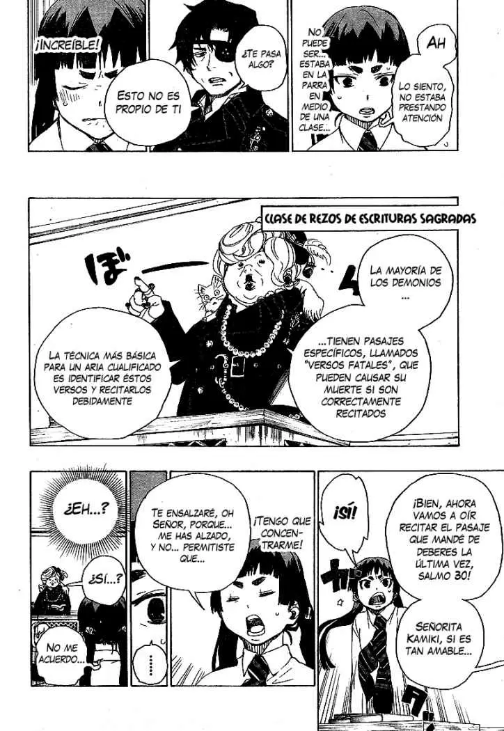 Ao no Exorcist capítulo 6, página 12