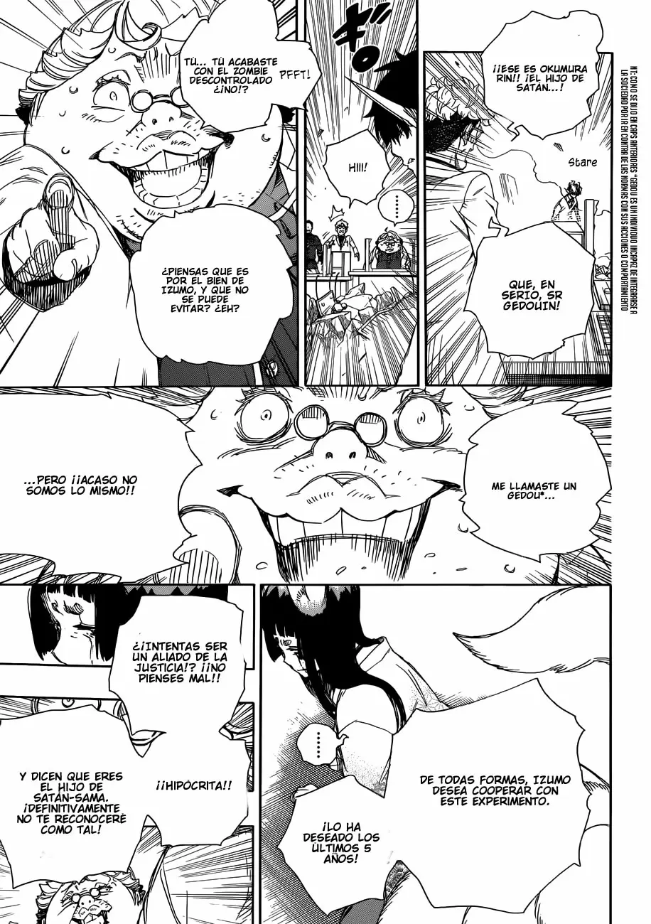 Ao no Exorcist capítulo 61, página 7