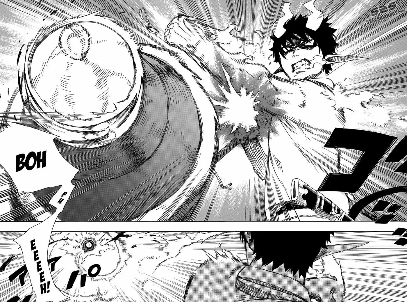 Ao no Exorcist capítulo 61, página 8