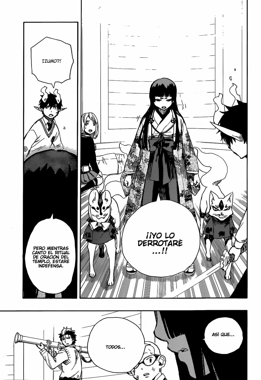 Ao no Exorcist capítulo 62, página 19