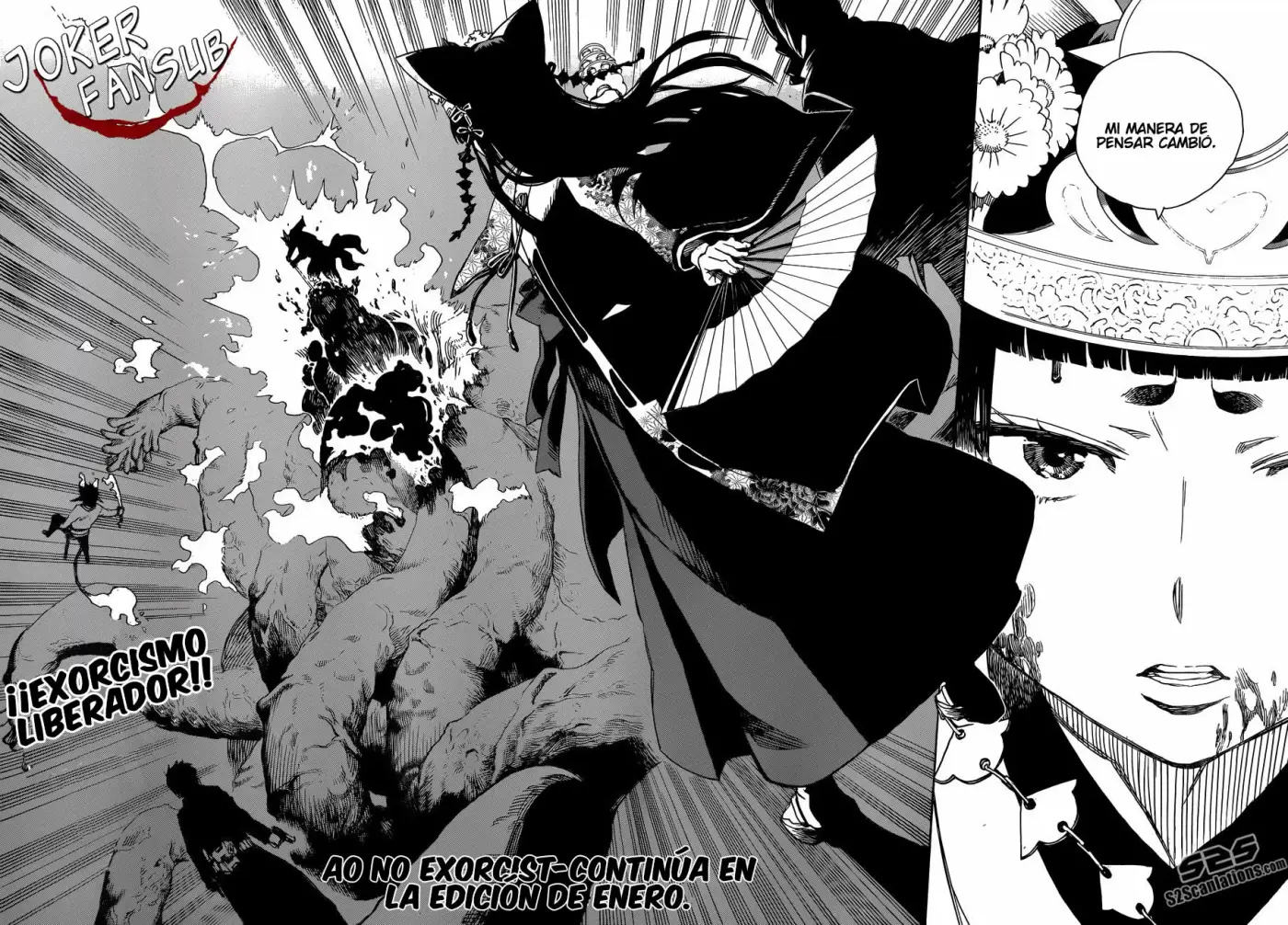 Ao no Exorcist capítulo 62, página 33