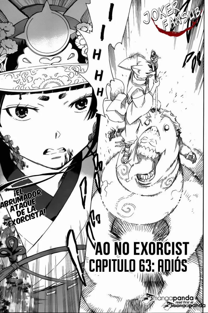 Ao no Exorcist capítulo 63, página 3