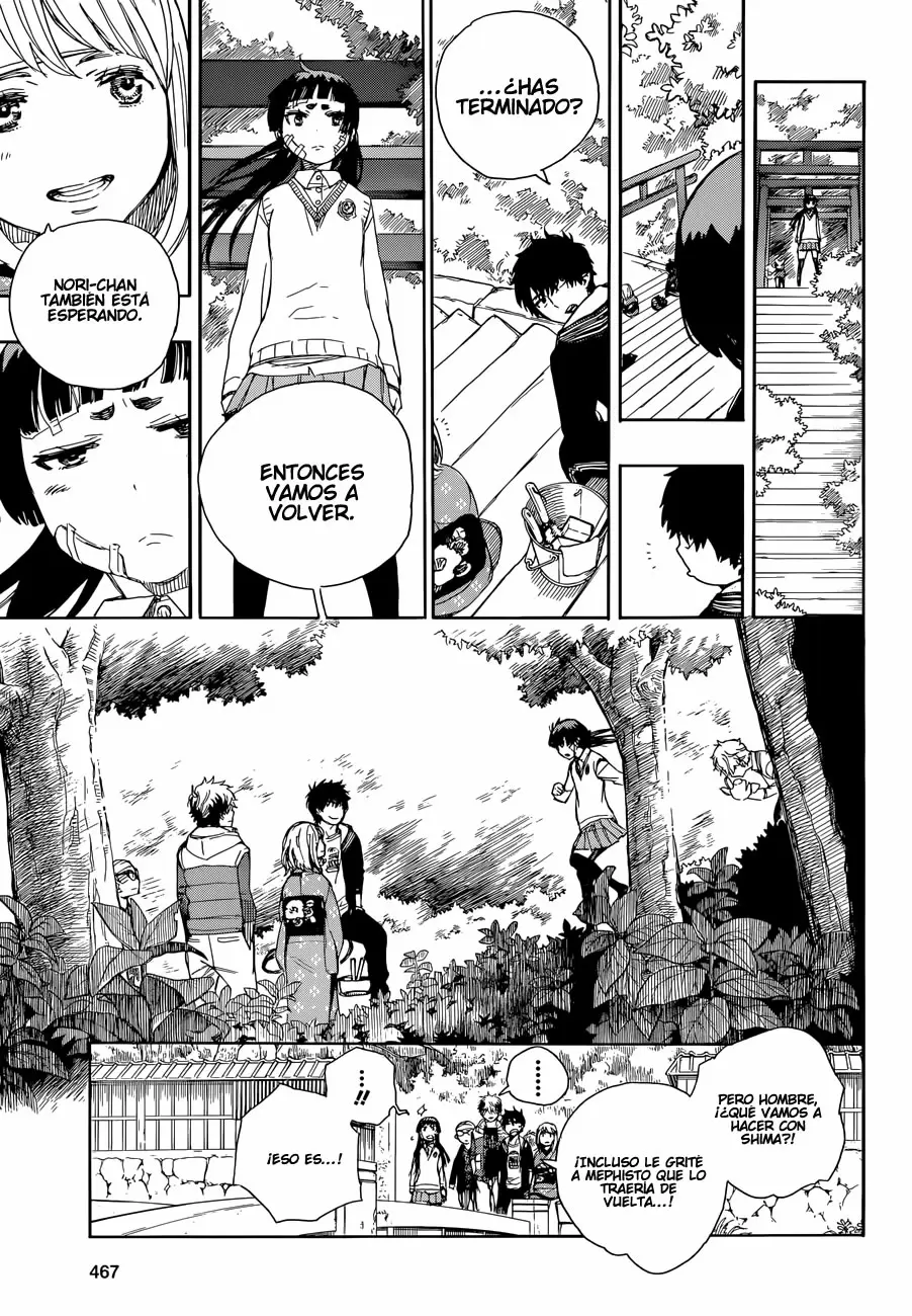 Ao no Exorcist capítulo 64, página 9