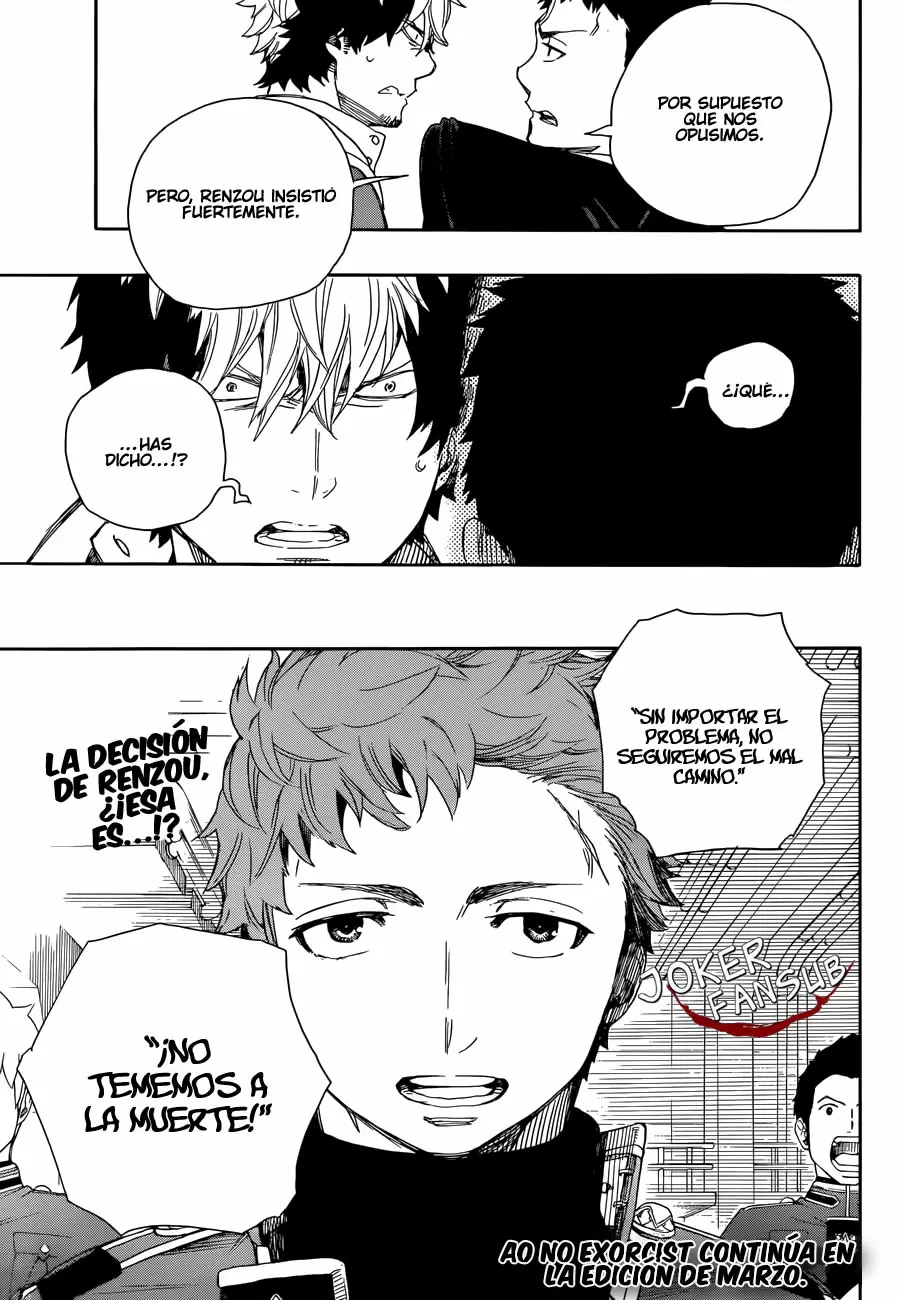Ao no Exorcist capítulo 64, página 25