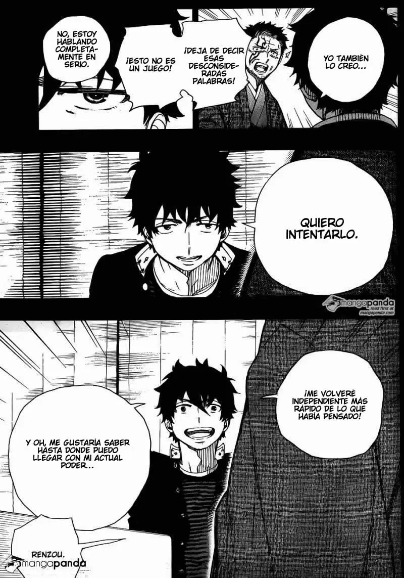 Ao no Exorcist capítulo 65, página 17