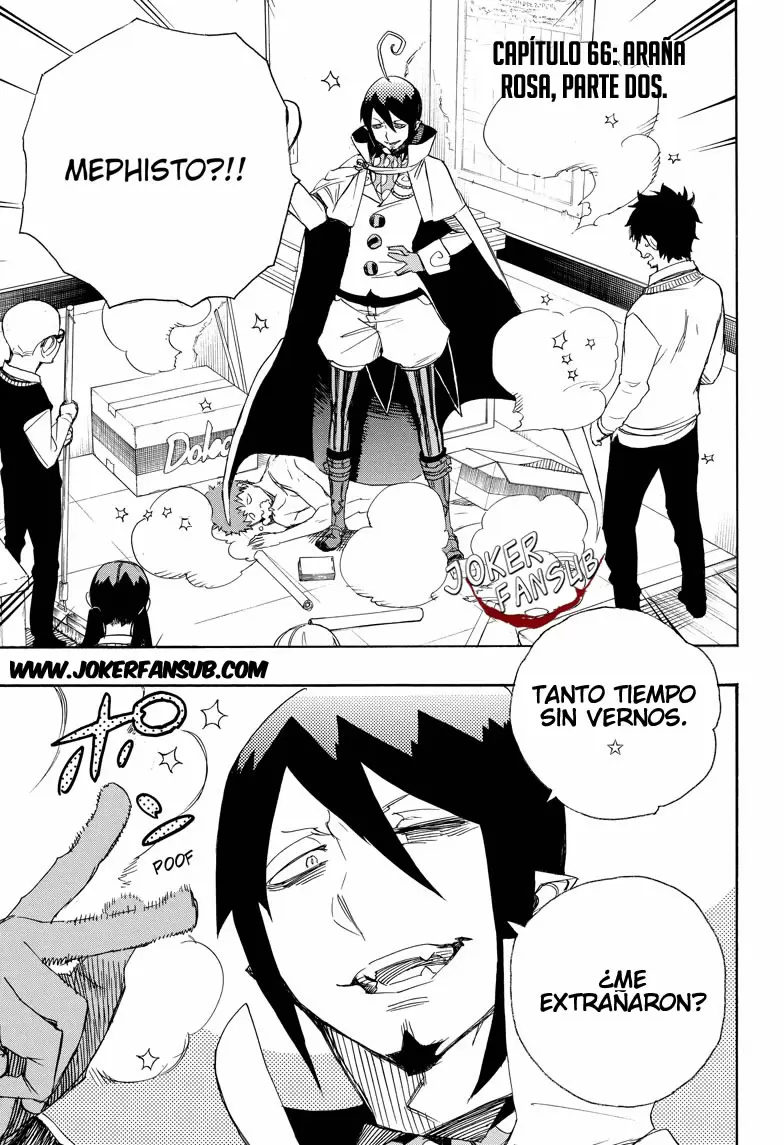 Ao no Exorcist capítulo 66, página 3