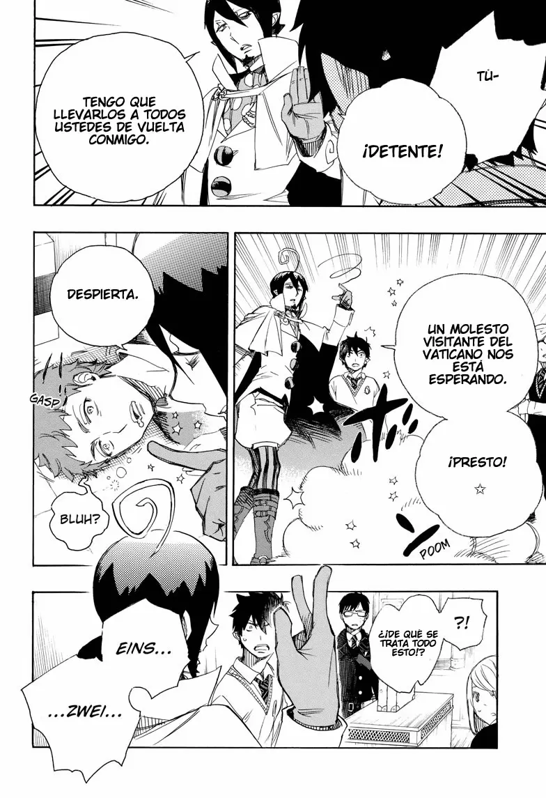 Ao no Exorcist capítulo 66, página 4