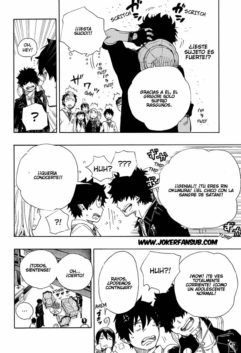 Ao no Exorcist capítulo 66, página 8