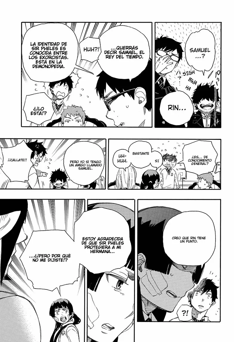Ao no Exorcist capítulo 66, página 17