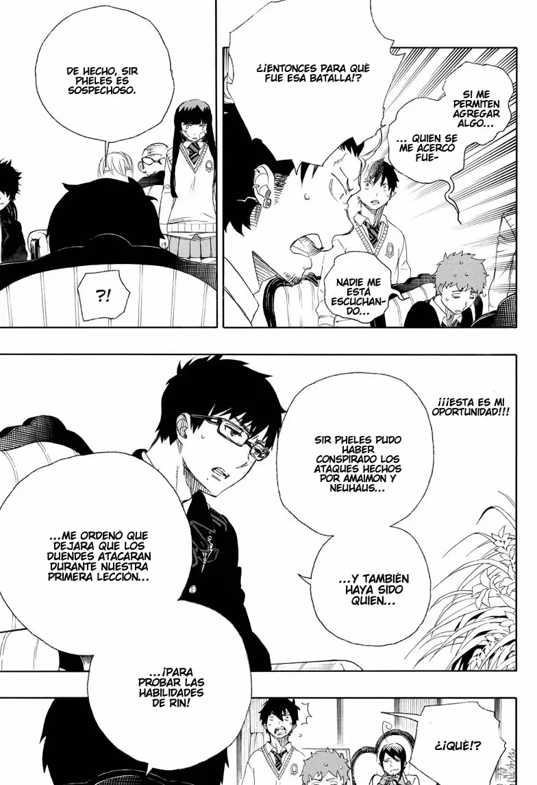 Ao no Exorcist capítulo 66, página 19