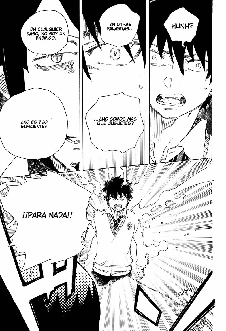 Ao no Exorcist capítulo 66, página 23