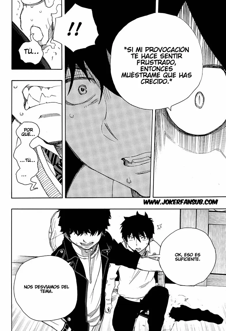 Ao no Exorcist capítulo 66, página 28